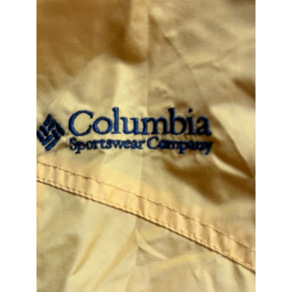 Columbia Bugaboo Jacket Womens Large Yellow Navy Blue Full Zip Outdoor Shell - Picture 2 of 9